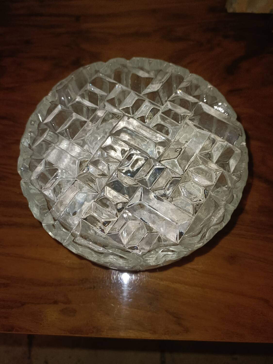 Vintage glass ceiling or wall light