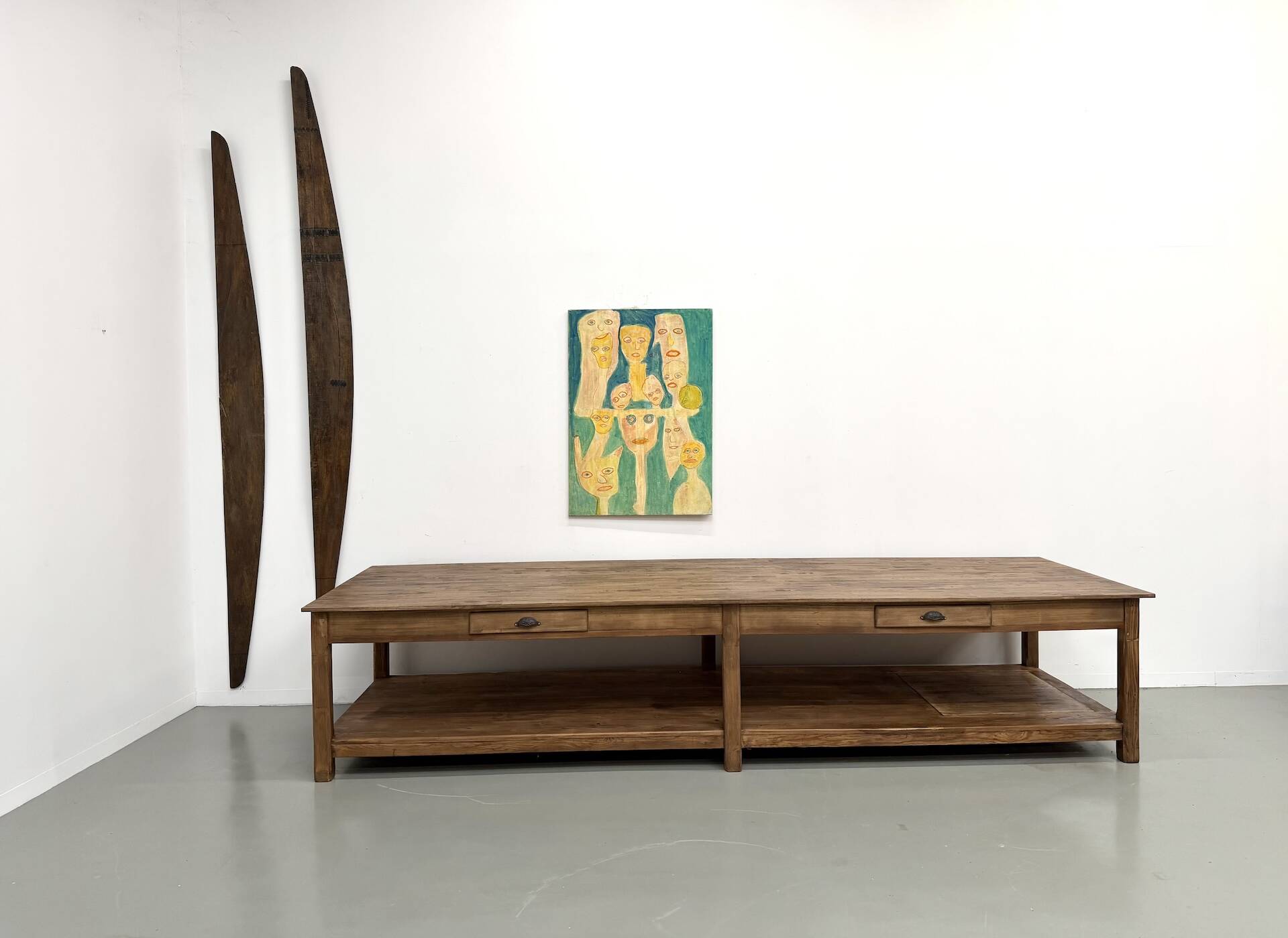 XXL draper's table from the 1950s