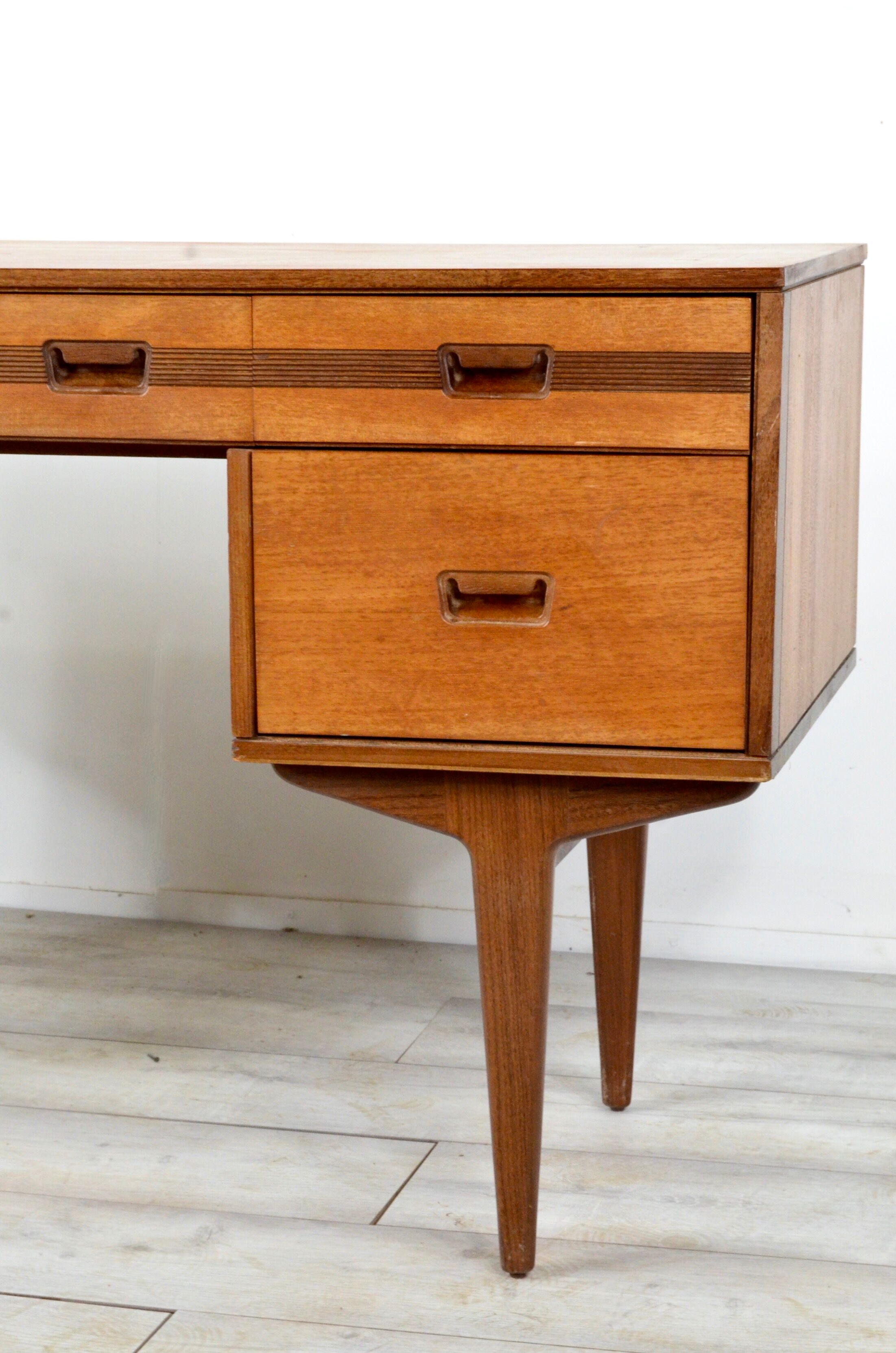 Midcentury 'Butilux' Teak Desk. Delivery. Modern / Vintage / Danish Style.