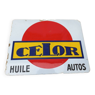 Celor auto oil enamel plate