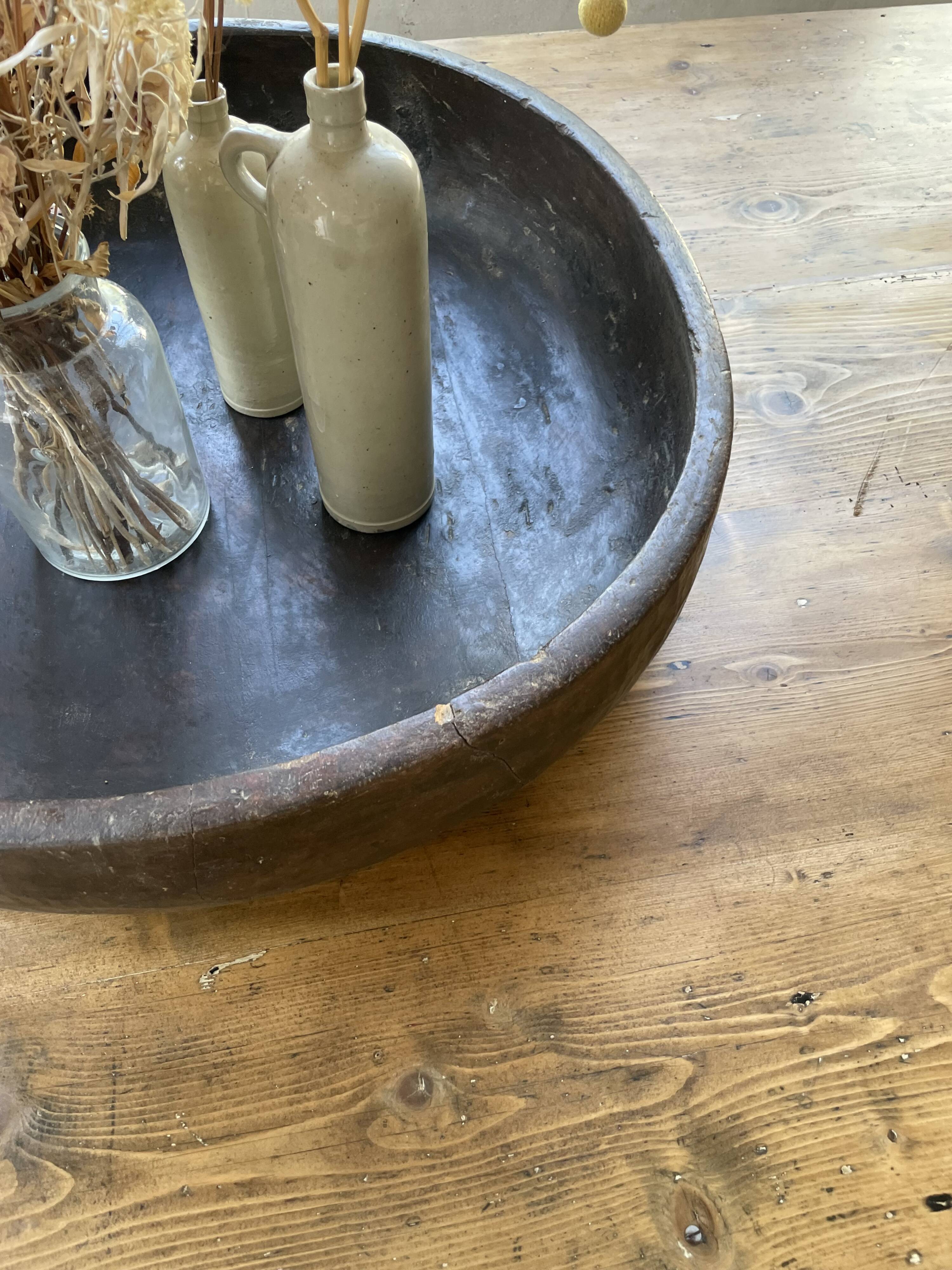 Plat en bois berbère XXL
