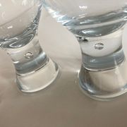 Set of 4 glasses Rondo by Kosta Boda Sweden 1970