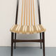 Ensemble de 4 chaises des années 1950, design bicolore