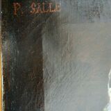 Huile sur toile xix portrait de femme p.sallé