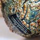Paire de bougeoirs en céramique de la Vanoise écume miel vintages