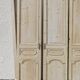 Set of 6 interior doors in fir of the nineteenth century
