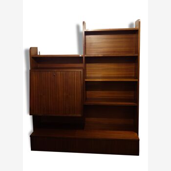 Wall Secretary, office, library.1960 teak