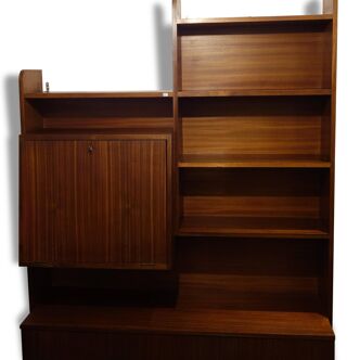 Wall Secretary, office, library.1960 teak