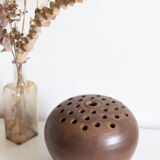 Large stoneware flower spike signed