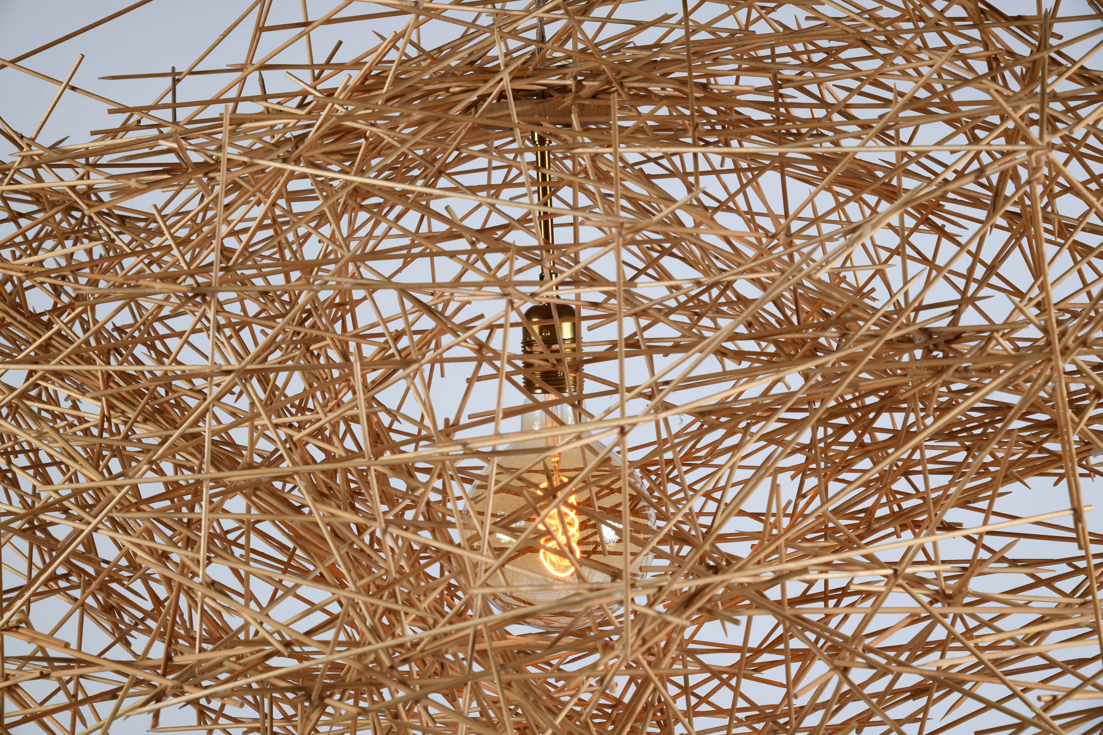Luminaire sculptural contemporain