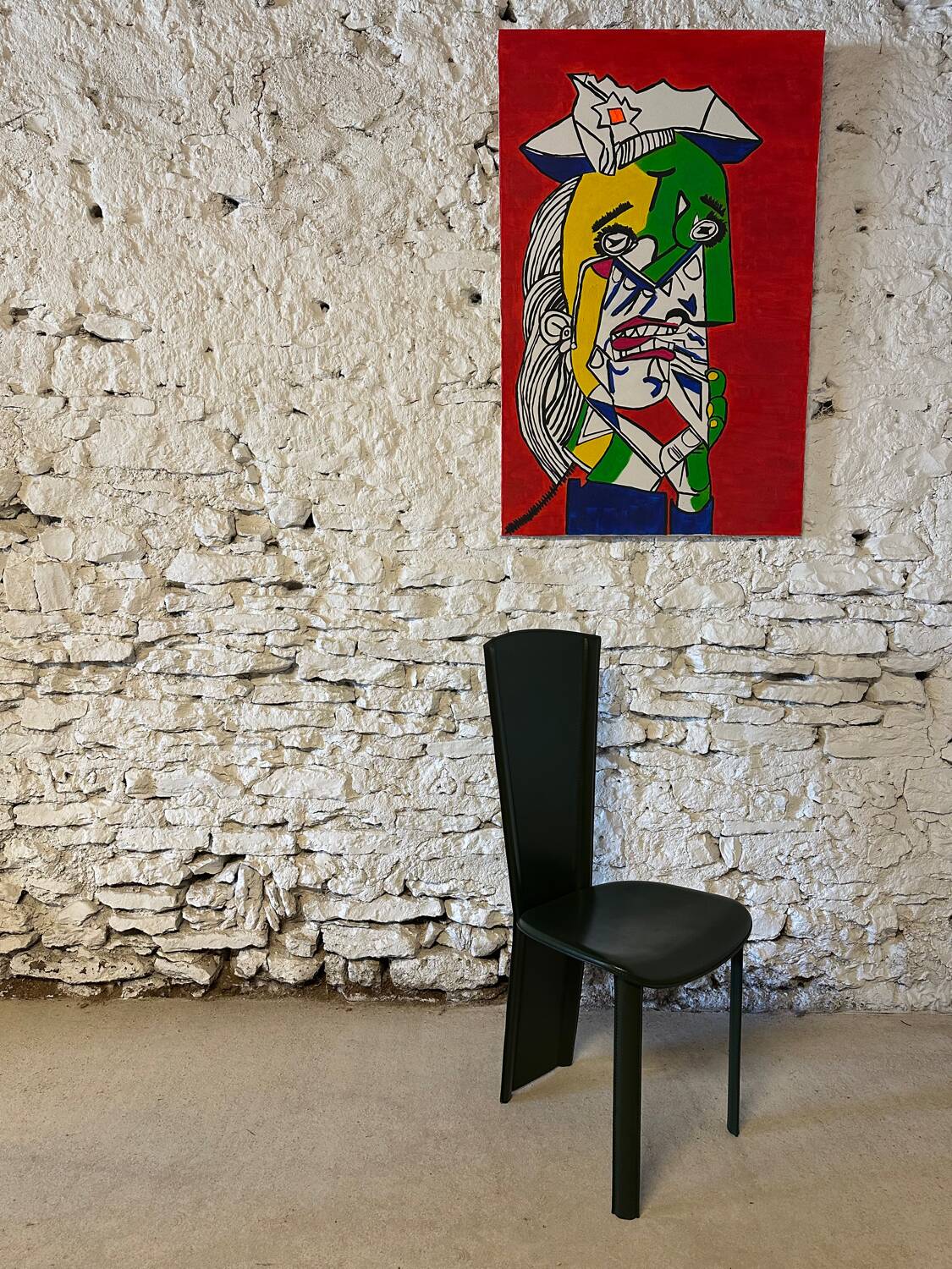 6 Roche Bobois chairs, 1980s vintage