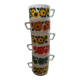 6 tasses lotus arcopal