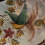 Tray, signed Bequet Quaregnon, Belgium, gilded with fine gold, numbered 14