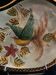 Tray, signed Bequet Quaregnon, Belgium, gilded with fine gold, numbered 14