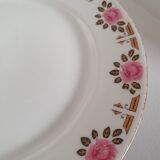 Assiettes à dessert en porcelaine de Limoges