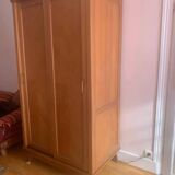 Scandinavian wardrobe with compass legs