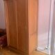 Scandinavian wardrobe with compass legs