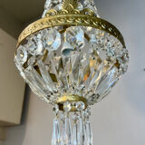 Small basket chandelier hot air balloon