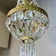 Small basket chandelier hot air balloon