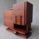Bar service 1930 rosewood plate
