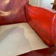 Pair of leather club chairs 30s