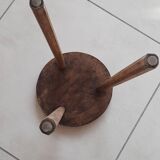 Tabouret tripode syle brutaliste