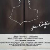 Original movie poster "The Terrible Children" 1950 Cocteau