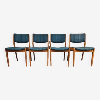 Set of 4 Scandinavian chairs 1960