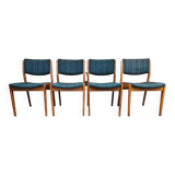 Set of 4 Scandinavian chairs 1960