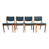 Set of 4 Scandinavian chairs 1960