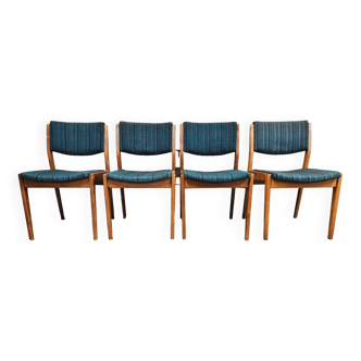 Set of 4 Scandinavian chairs 1960