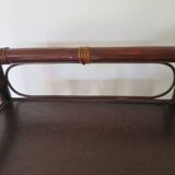 Support buffet bibus woven rattan 2 doors in caning - vintage 60s/70s