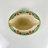 Sarreguemines "Maroussia" gravy boat, early 20th century