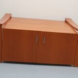 1970s coffeetable in oak with storage