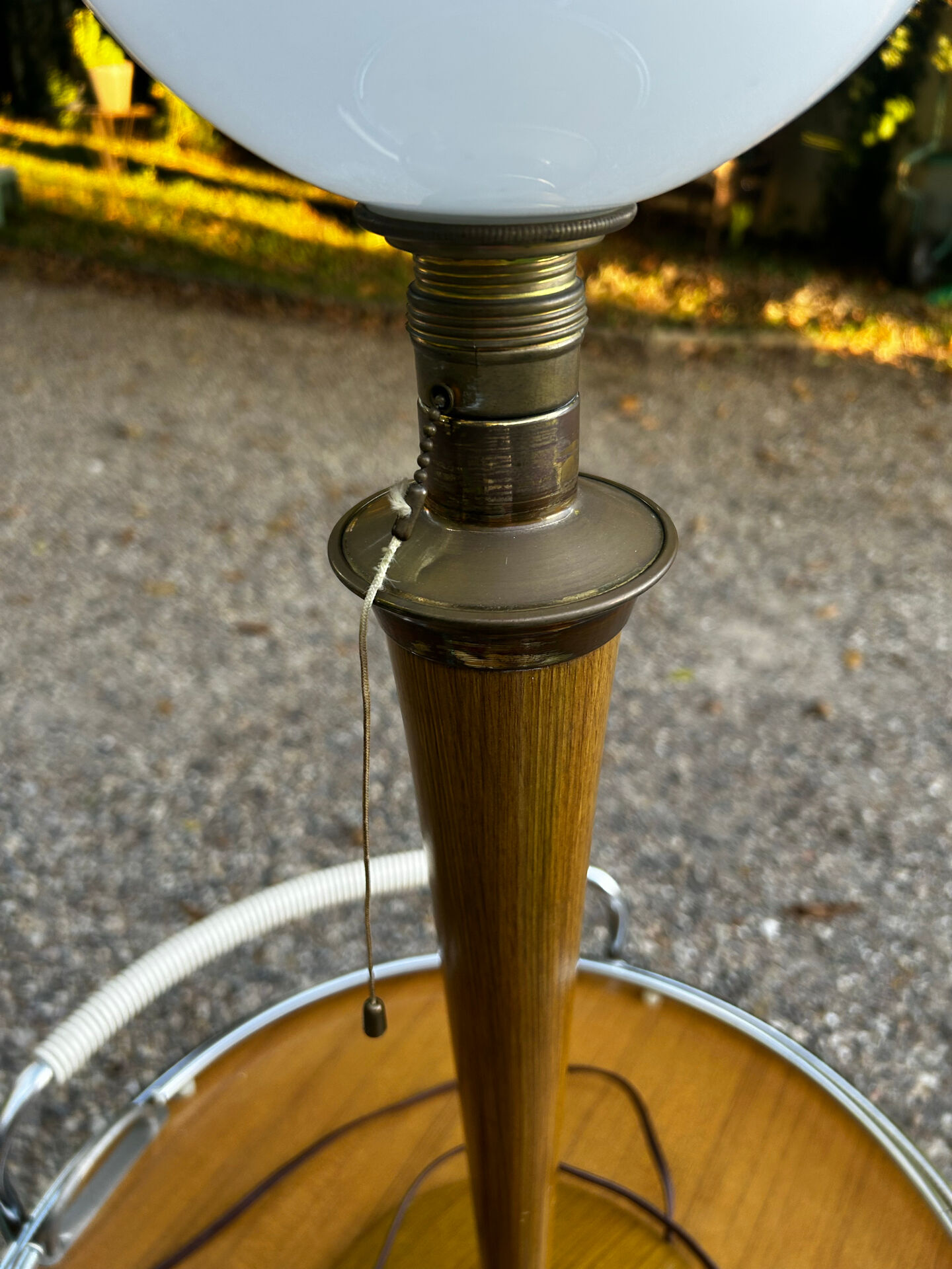 Vintage Mazda lamp from the 1940s.