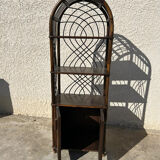 Rattan and wicker shelf