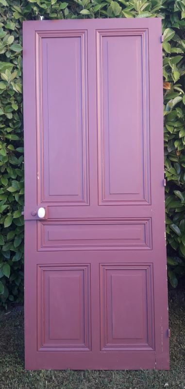 Porte de communication 85,5x212cm ancienne moulurée