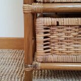 Dresser in rattan