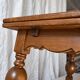 Scandinavian oak draw-leaf refectory-style coffee table, circa 1960s