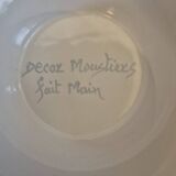 Moustiers earthenware fruit bowl