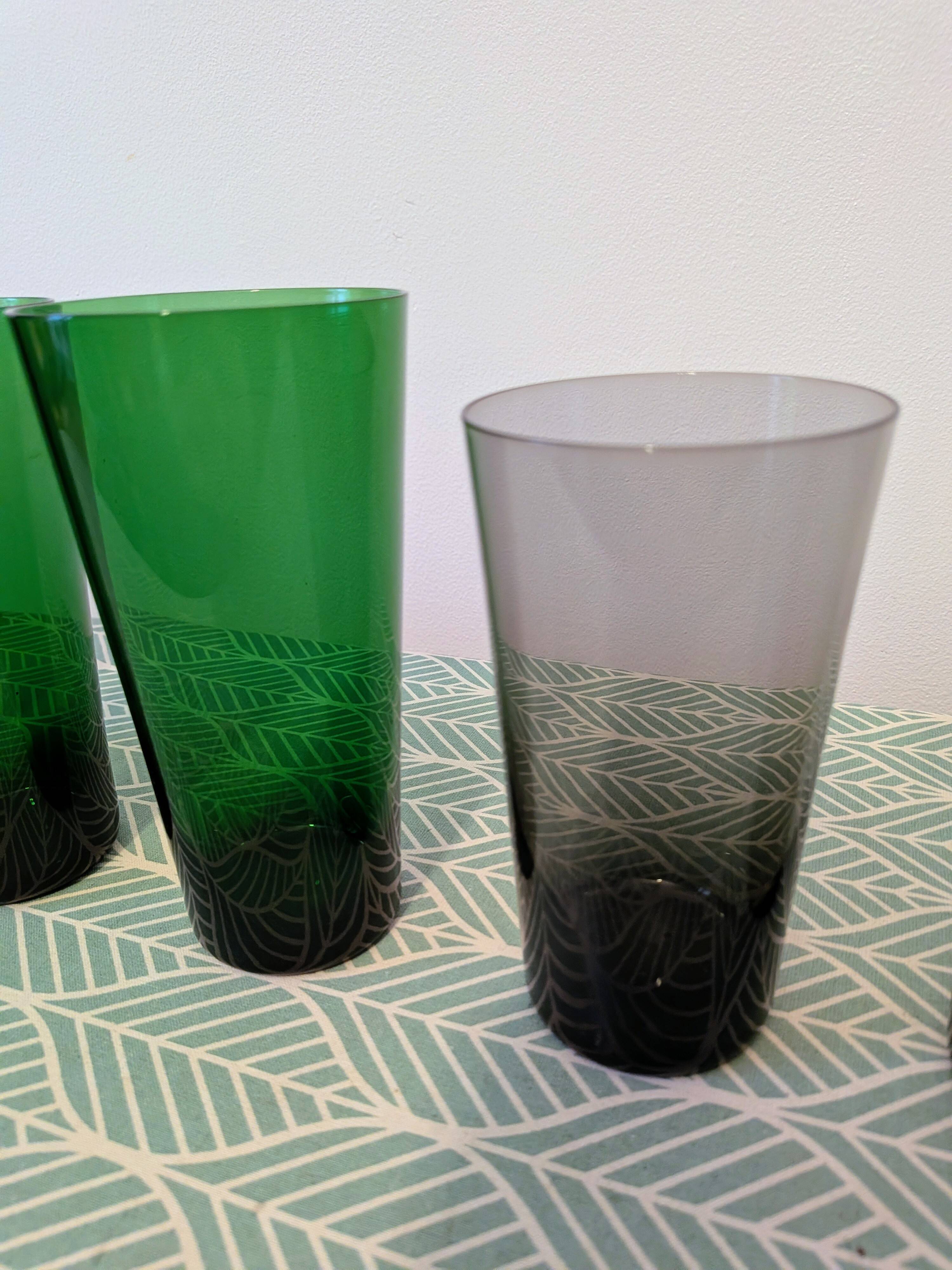 Glasses in smoked glass