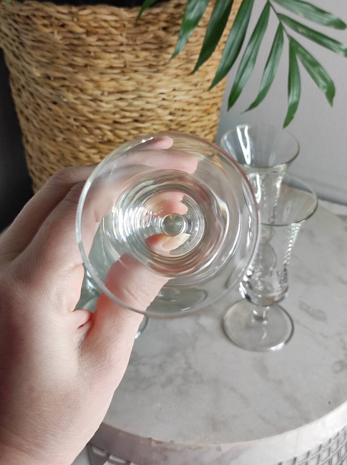 Vintage liqueur glasses