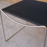 Black vintage scoubidou chair