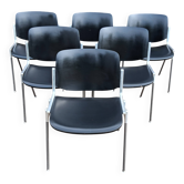 6 Chaises giancarlo piretti