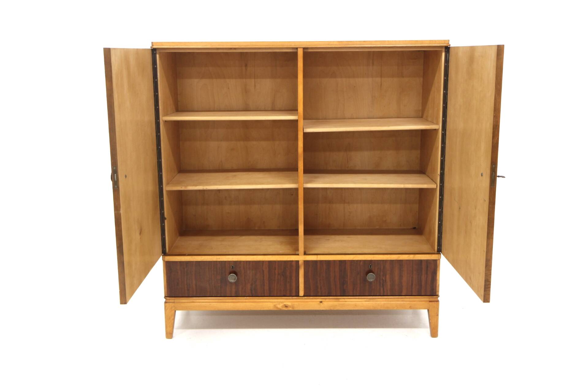 Commode scandinave en orme, Swedish modern, Suède, 1940