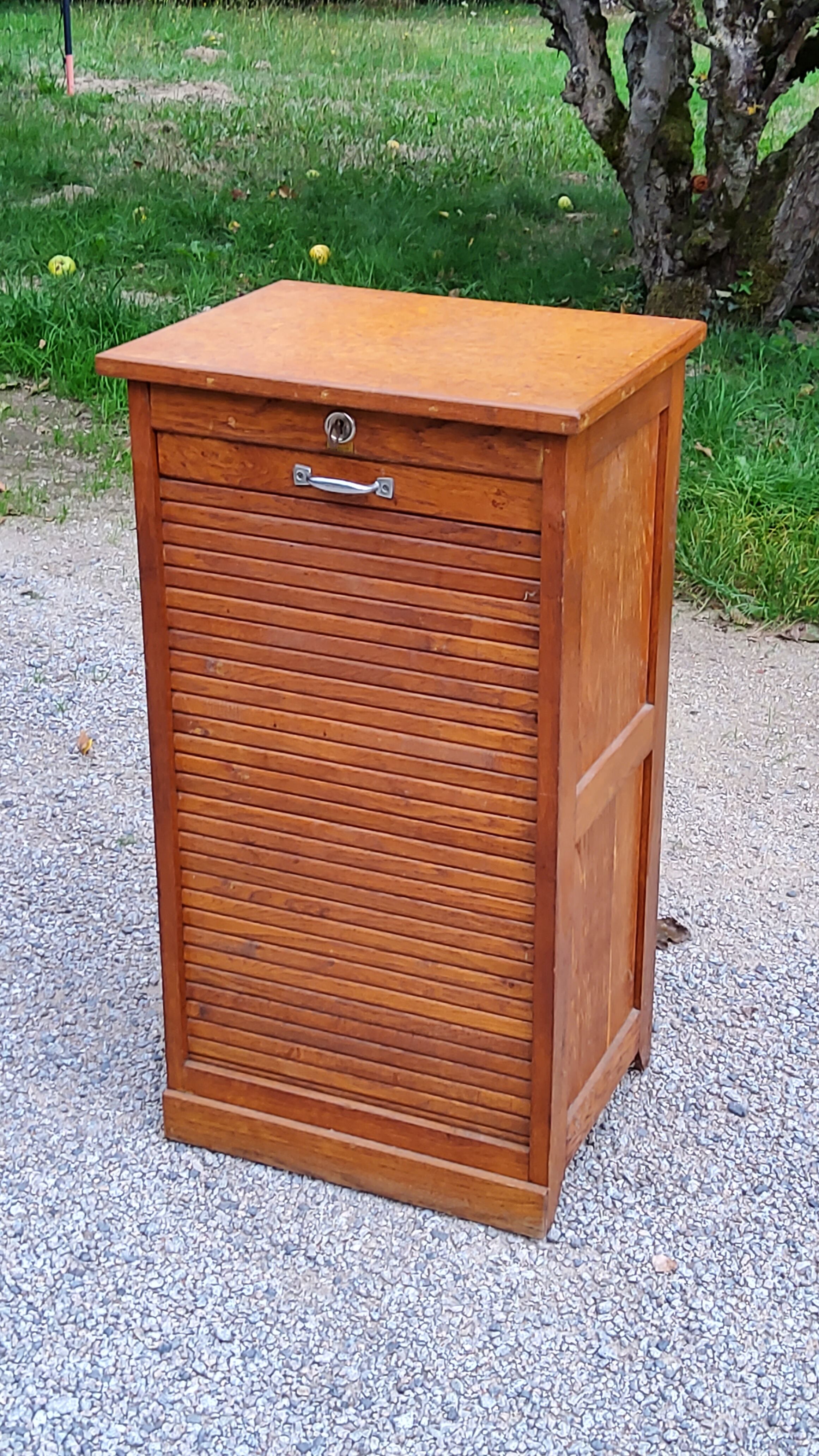 Oak curtain binder from the 50s a.jarnet