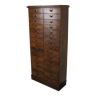 French oak and pine jewelers / watchmakers cabinet, early 20th century