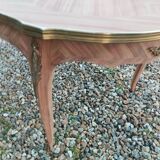 Louis XV style marquetry coffee table