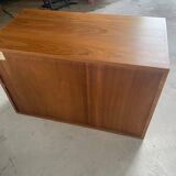 Storage unit module A (B) in Scandinavian teak from the 60s