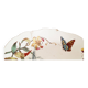 Fruit bowl with polychrome design in Lunéville earthenware, round dish